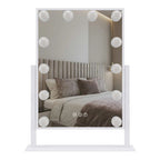 Zrkadlo LED HOLLYWOOD White 30x40  6