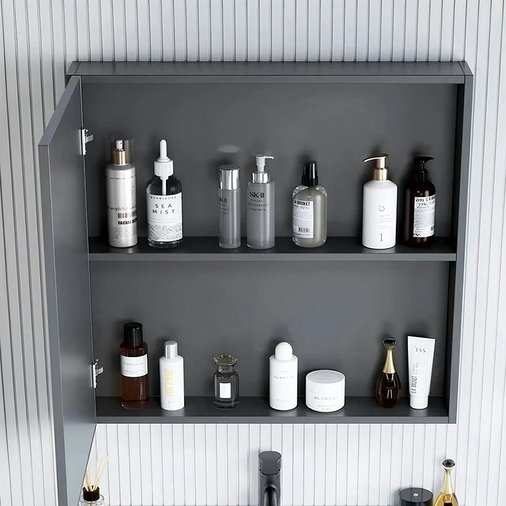 Kúpeľňový nábytkový set s doskou Marti 60cm Grey  6