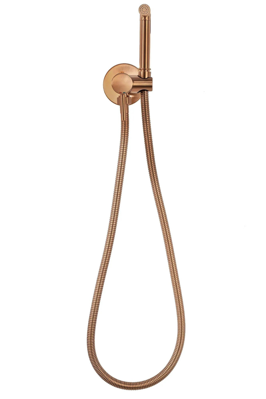 Podomietková bidetová batéria LUNGO LOOP Copper Brush  6