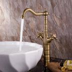 Kuchynská  Kúpeľňová batéria Rea Rustico antique gold  6