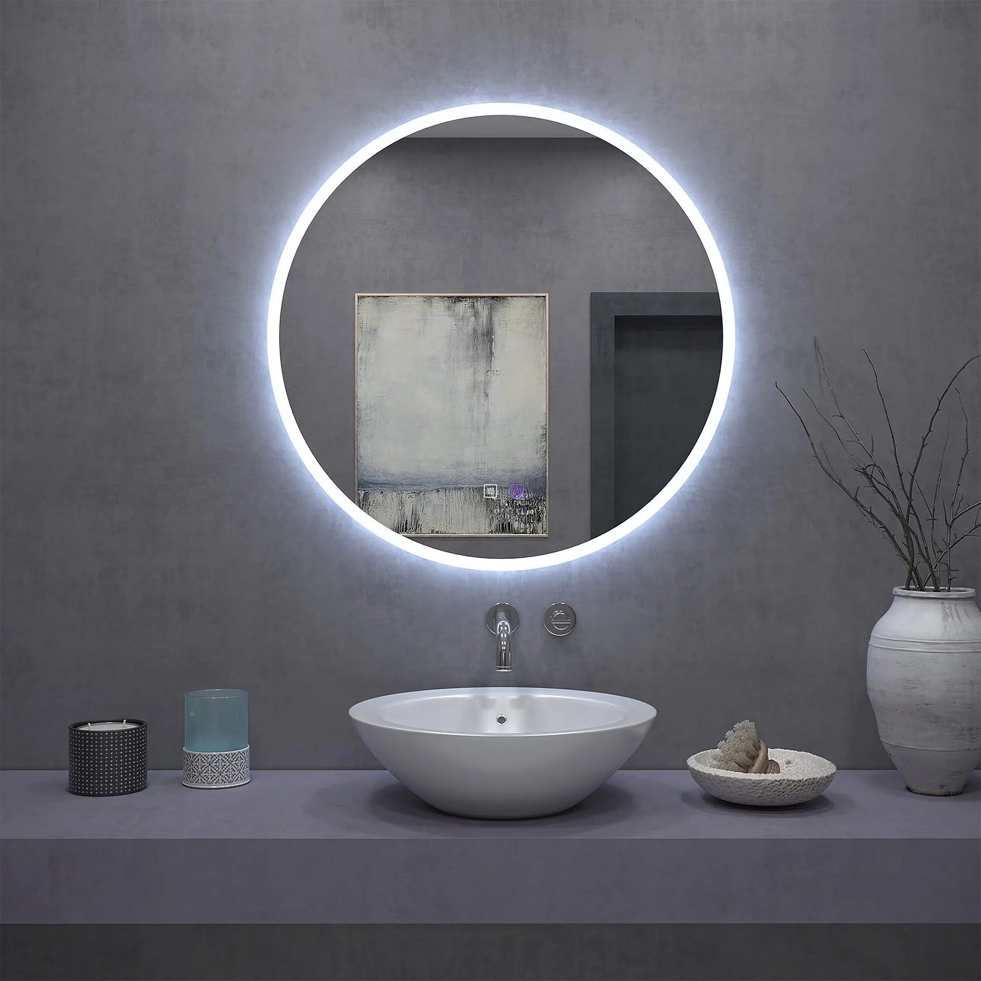 Zrkadlo LED 60cm H108  6
