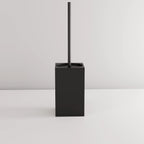 Kovový stojan na WC s kefou B110 MATT BLACK  6