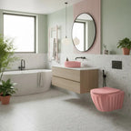 Umývadlo na dosku DUO Sweet Pink Matt  6