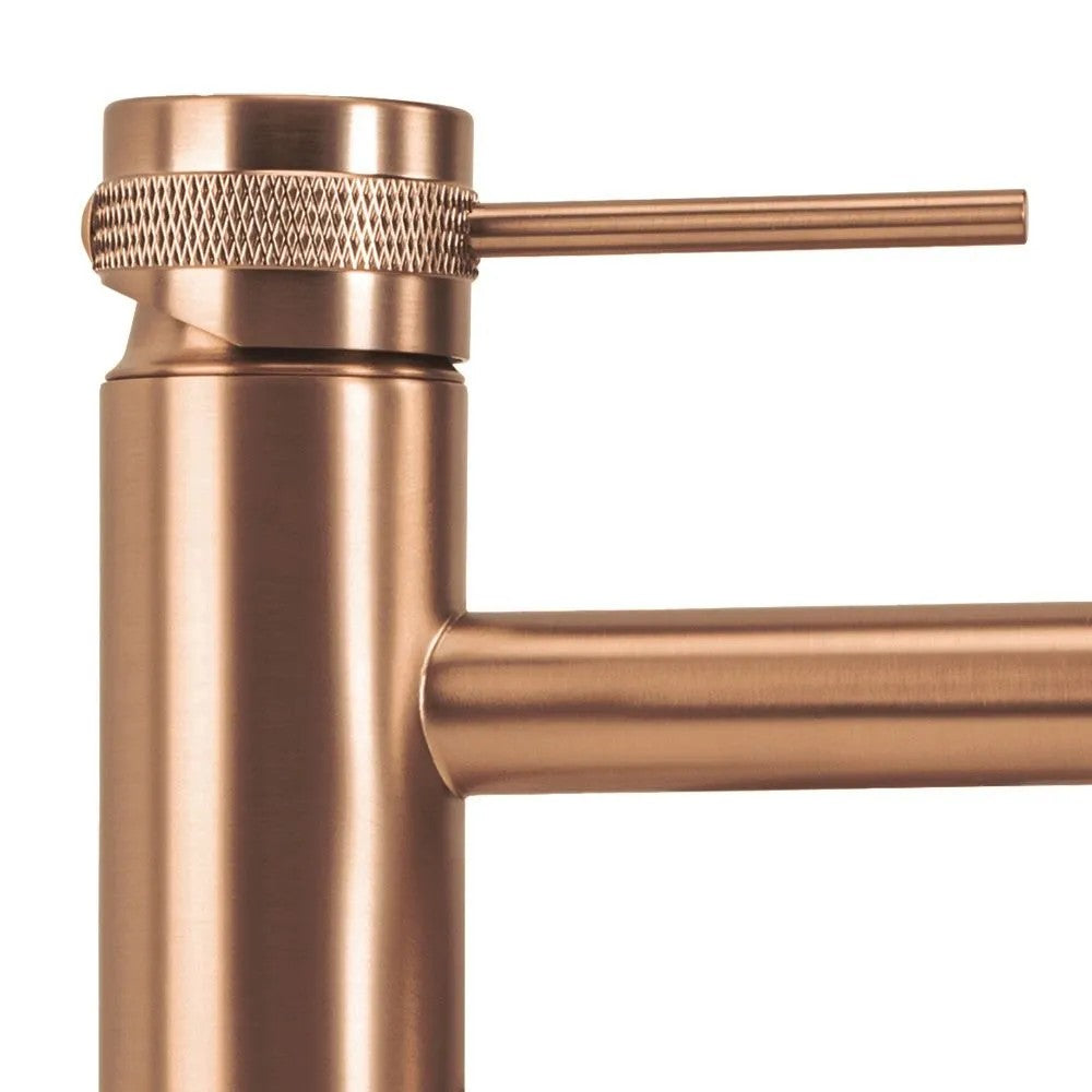 Umývadlová batéria REA Lungo Grip  - brúsené Copper, nízka  6