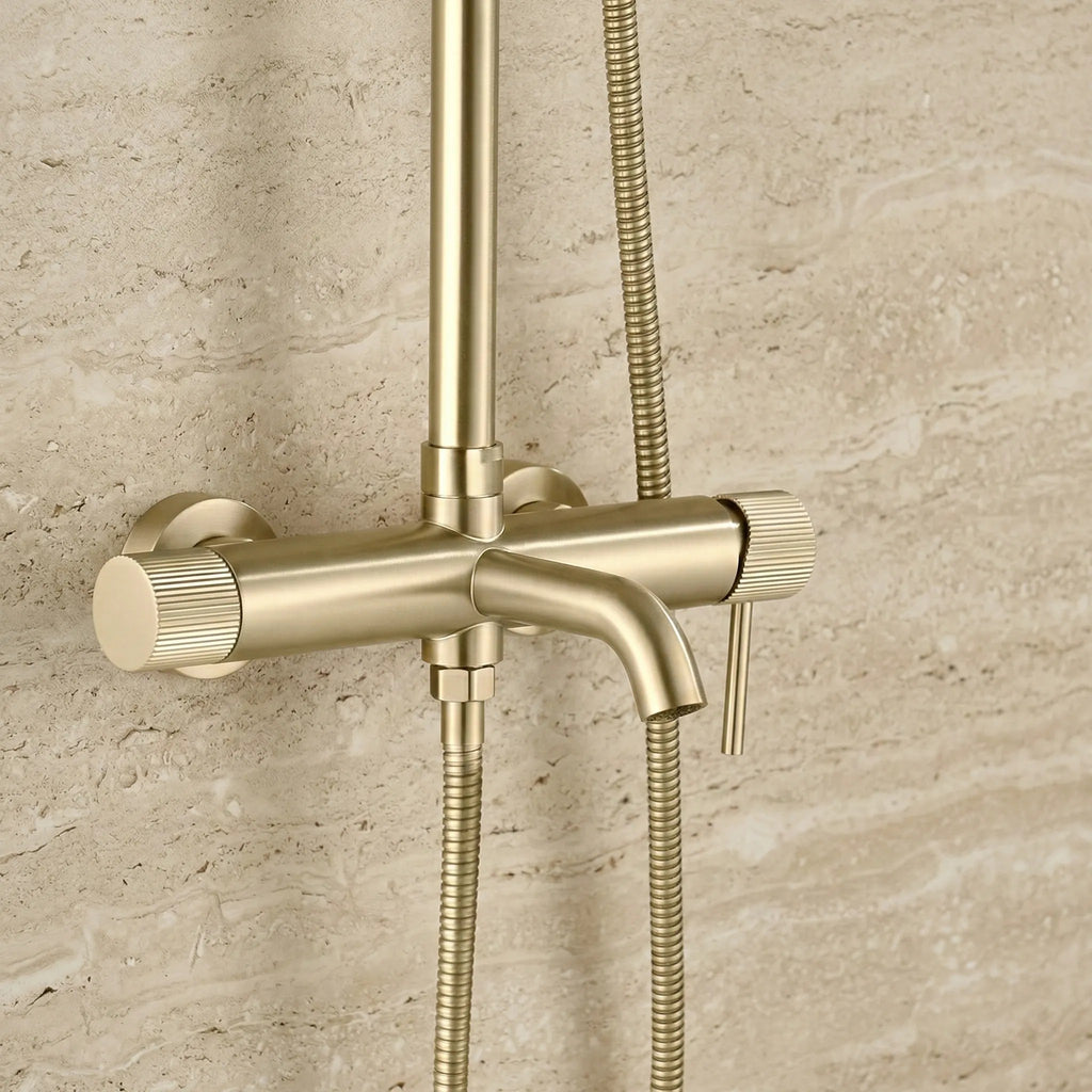 Sprchový set Rea Lungo Stripe Brush Gold  6