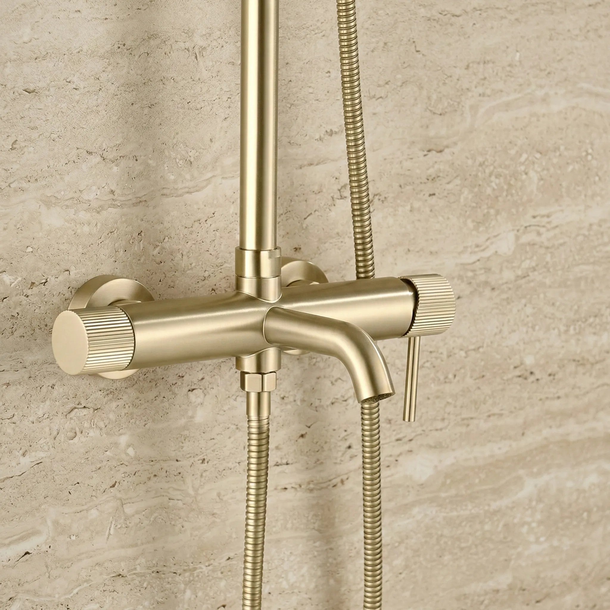 Sprchový set Rea Lungo Stripe Brush Gold  6