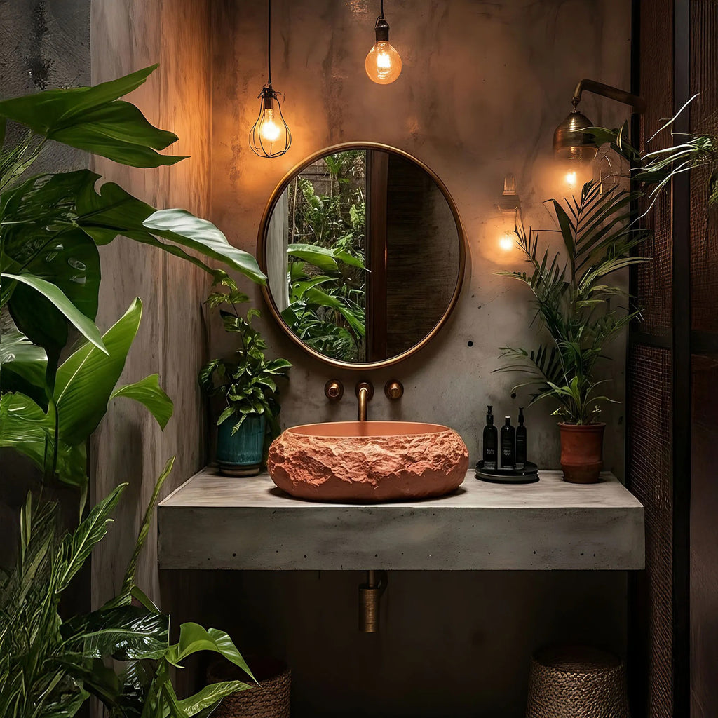 Umývadlo na dosku Mika Terracotta  6