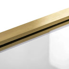 Skladacia vaňová zástena REA AGAT-2 80 BRUSH GOLD  6