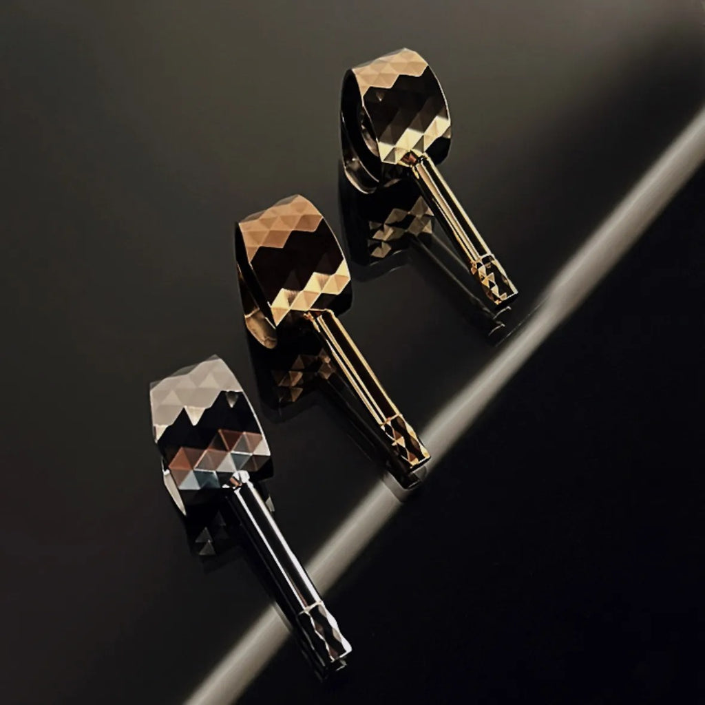 Podomietková bidetová batéria LUNGO LOOP Diamond Gold  6