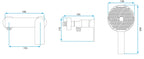 Sprchová batéria REA Veneta Chrome  6