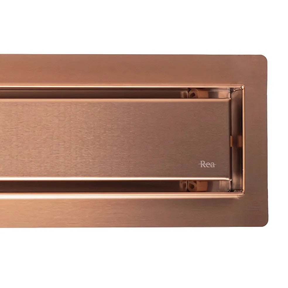 Odtokový žľab Rea Neox brush copper 50  6