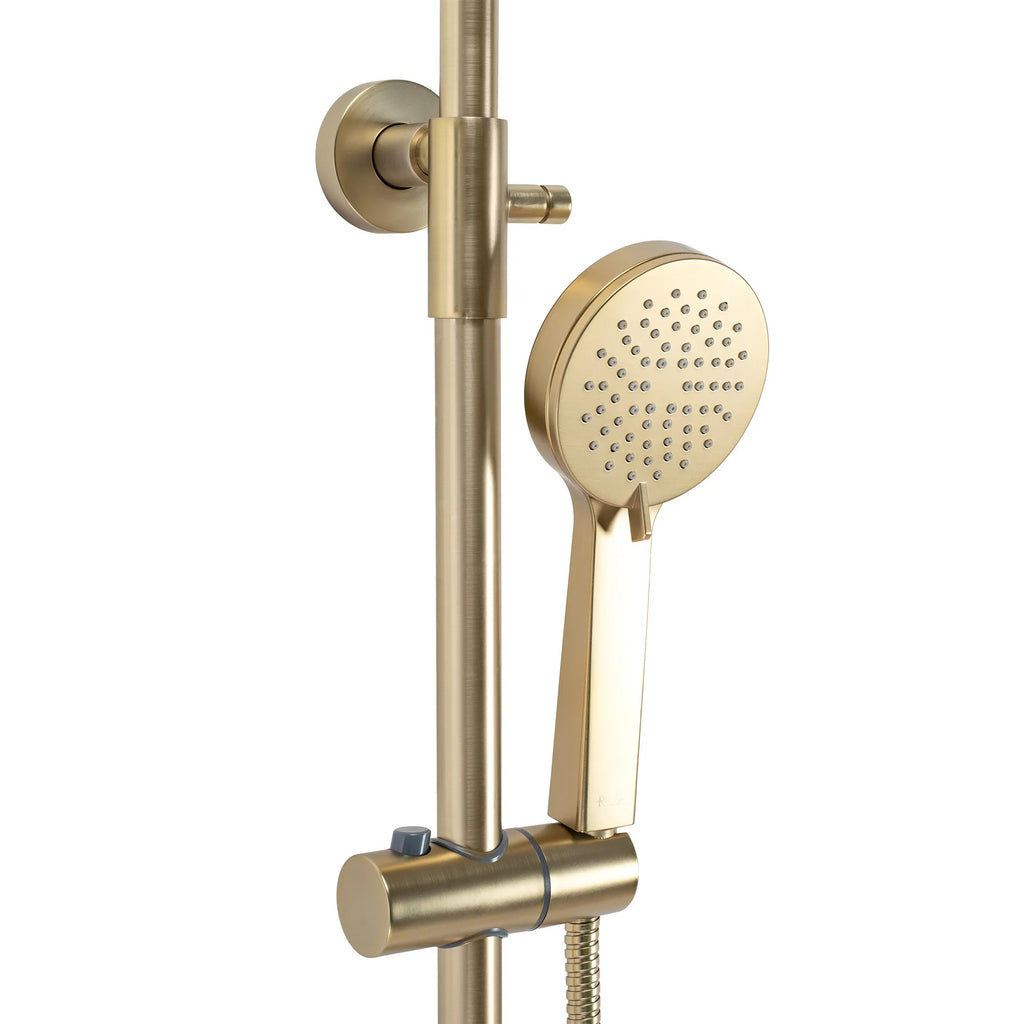 Sprchový set cu termostat Rea PAROT BRUSHED GOLD  6