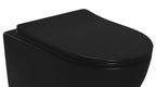 Sedadlo WC CARLO FLAT UF BLACK MATT  6