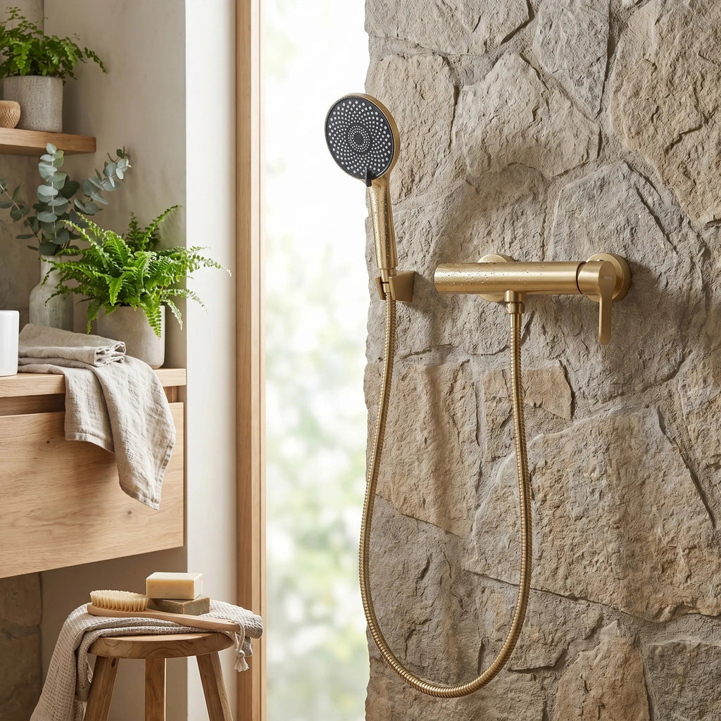 Sprchová batéria REA Arcos Brush Gold  6