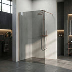 Sprchová zástena Rea Flexi Grey / Brush Copper 80  6
