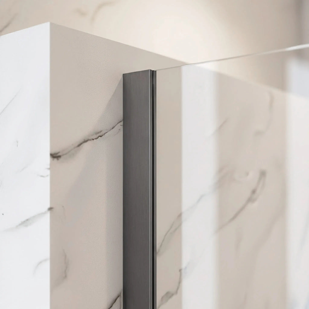Sprchová zástena Rea Flexi Transparent / Titan 70  6