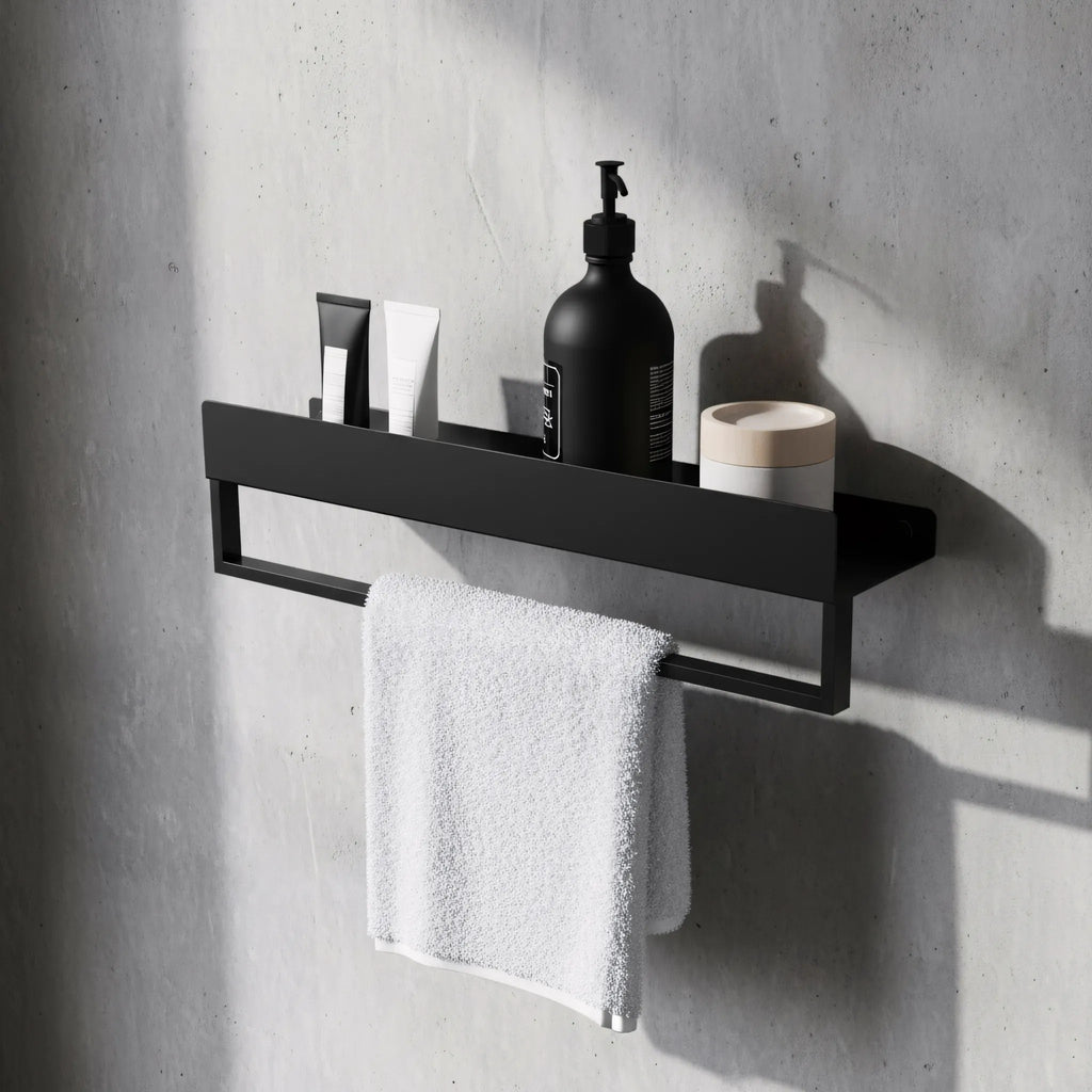Kúpeľňová polica SF01 45cm black matt  6