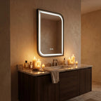 Zrkadlo LED ZONE 70X50 BLACK  6
