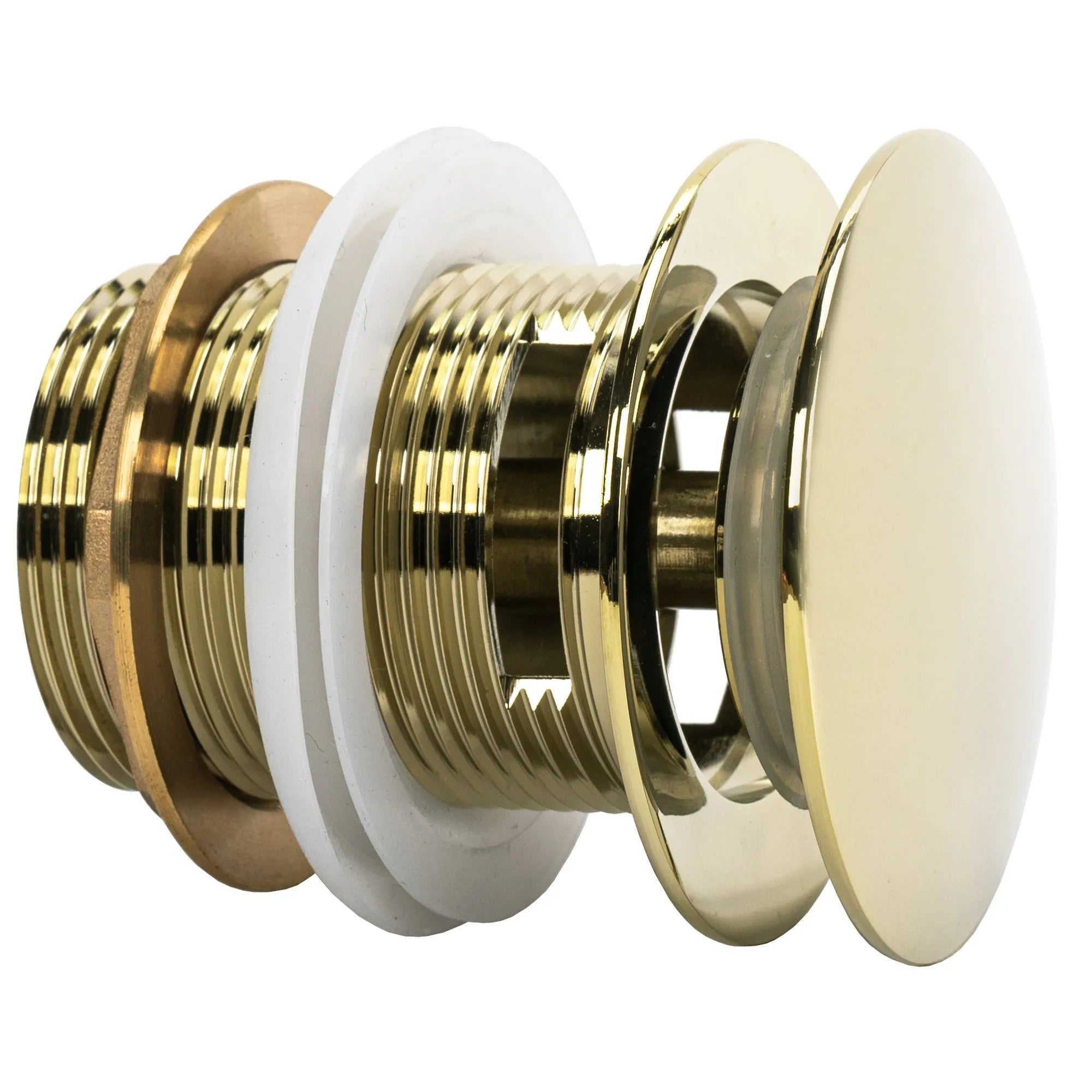 Univerzálny vaňový výpust REA Click-clack Gold 6cm  6