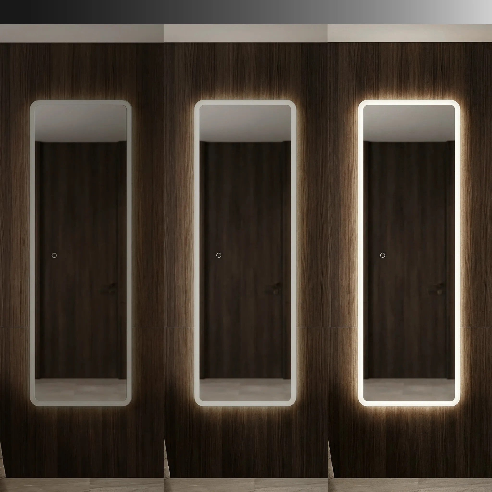 Zrkadlo LED 150x50cm MOL-SQ  6