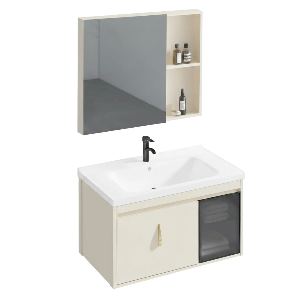 Súprava kúpeľňového nábytku s umývadlom Paris 60cm Beige  6