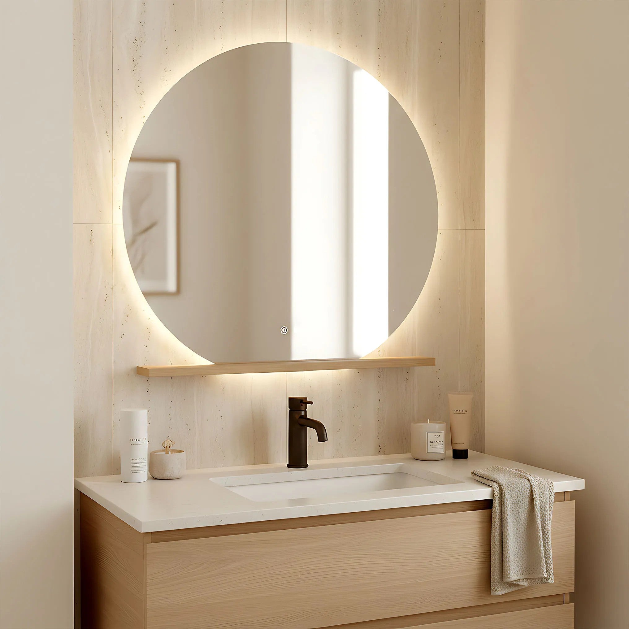 Zrkadlo LED 90cm Fabio  6