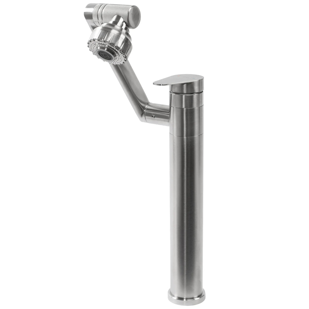 Koupelnová baterie REA PACO Nickel Brush INOX High  6