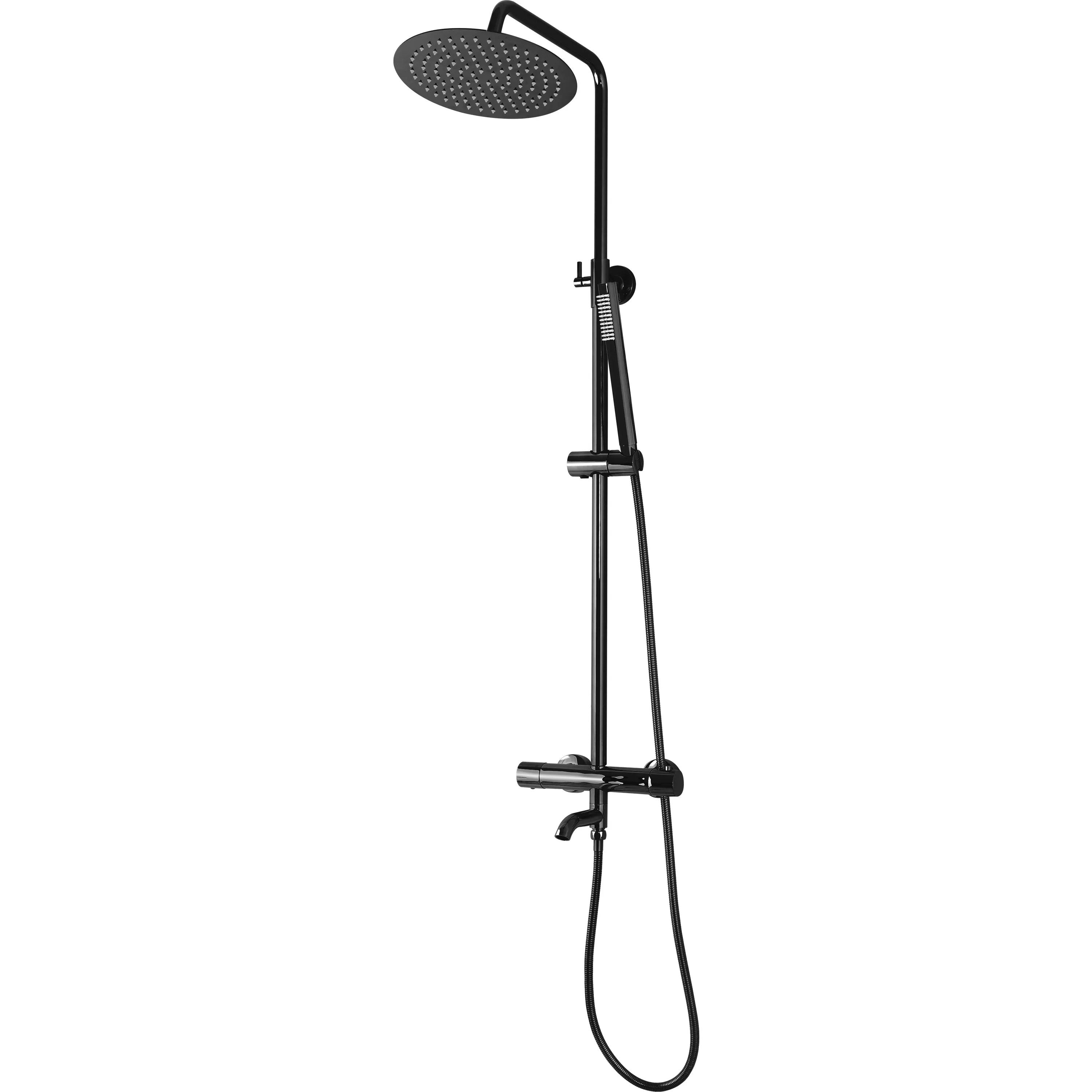 Termostatická sprchová sada Lungo Black  Metallic  6