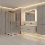 Sprchovací kút REA City 80x100 Brush Copper S detským bazénom Savoy 6