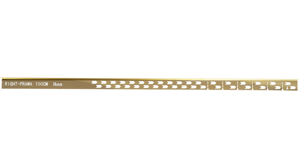 Spádová lišta sprchovej vaničky 100 cm Zlatá ľavy 6
