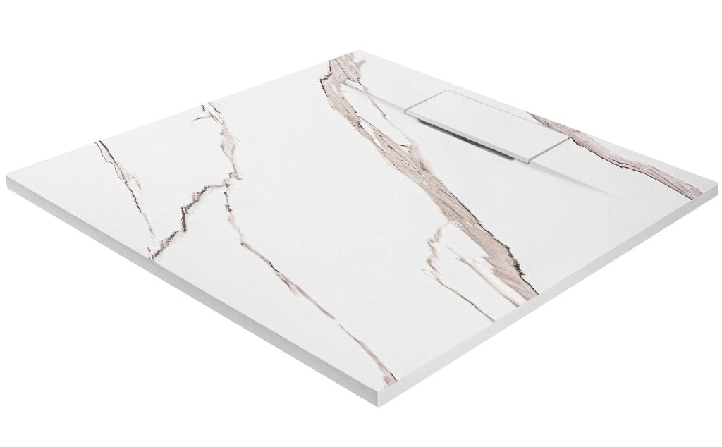 Sprchová vanička Bazalt CARRARA WHITE 90x90  6