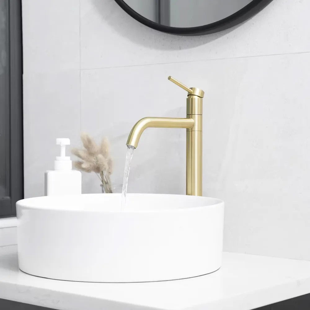 Kúpeľňová batéria Rea Lugano Slim Brush Gold High  6