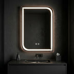 Zrkadlo LED ZONE 80x60 BRUSH  ROSE GOLD  6