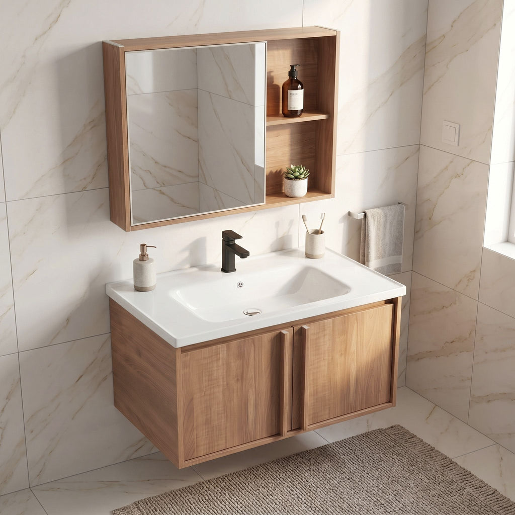 Súprava kúpeľňového nábytku s umývadlom Gama T25023 HHL 80CM  3