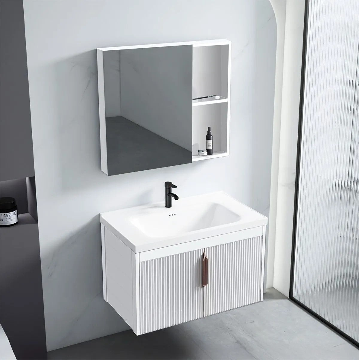 Súprava kúpeľňového nábytku s umývadlom Astor 60cm White  7