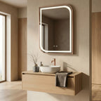 Zrkadlo LED ZONE 80x60 BRUSH  ROSE GOLD  7