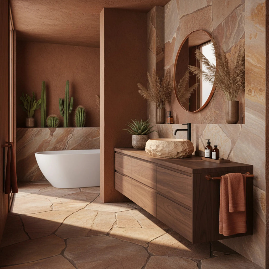 Umývadlo na dosku Mika Light  Terracotta  7