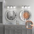 Zrkadlo LED 60cm MMJ BRUSH SILVER  7