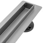 Odtokový žľab Rea Neo Slim Pro Nickel Brush INOX 50  7