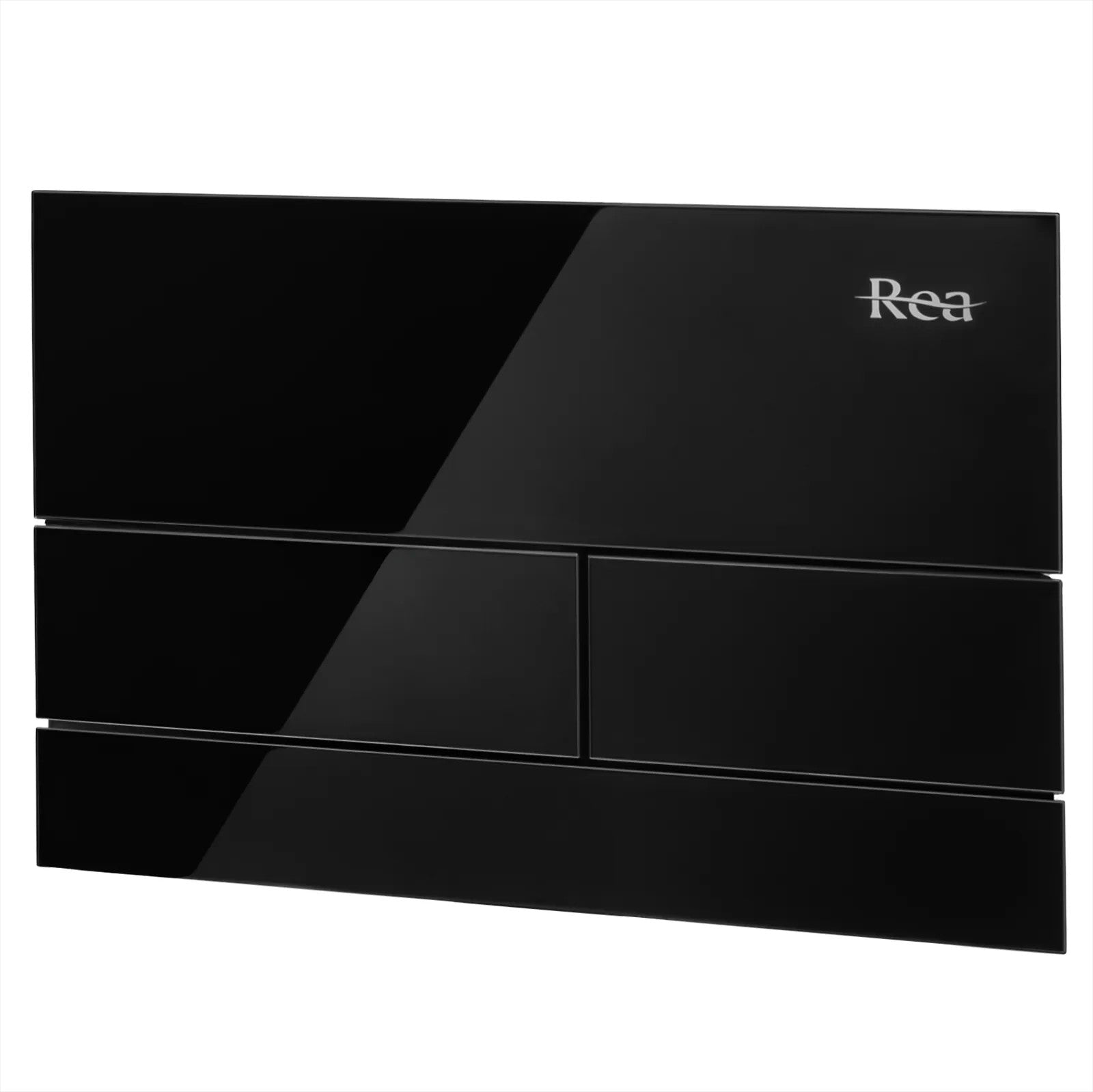 Ovládacie tlačidlo k podomietkovým systémom WC K011A-Q Rea T Black Glass  7