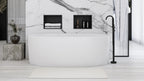 bathroom shelf 30x30 matte black  7