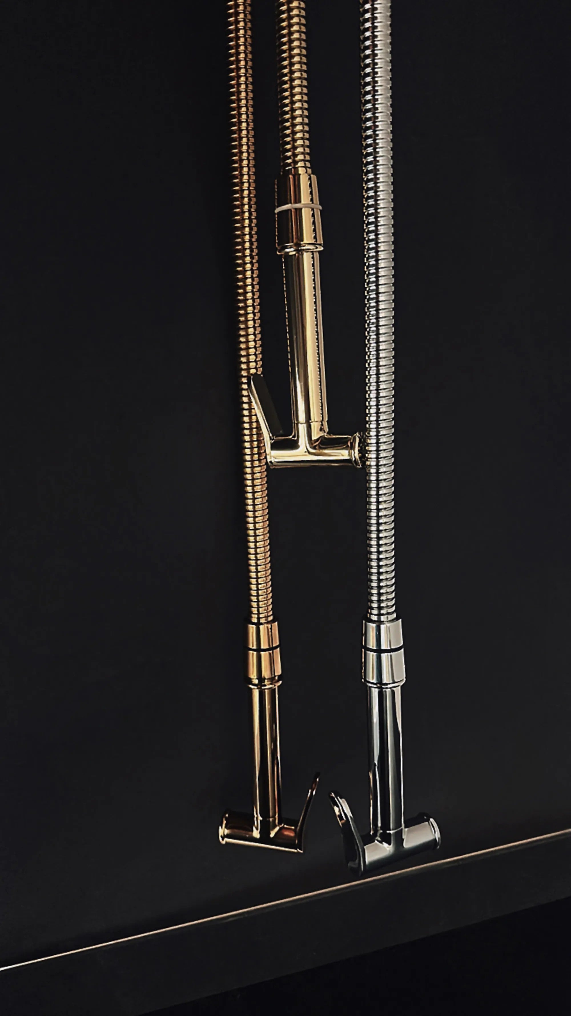 Podomietková bidetová batéria LUNGO LOOP Diamond Chrome  7