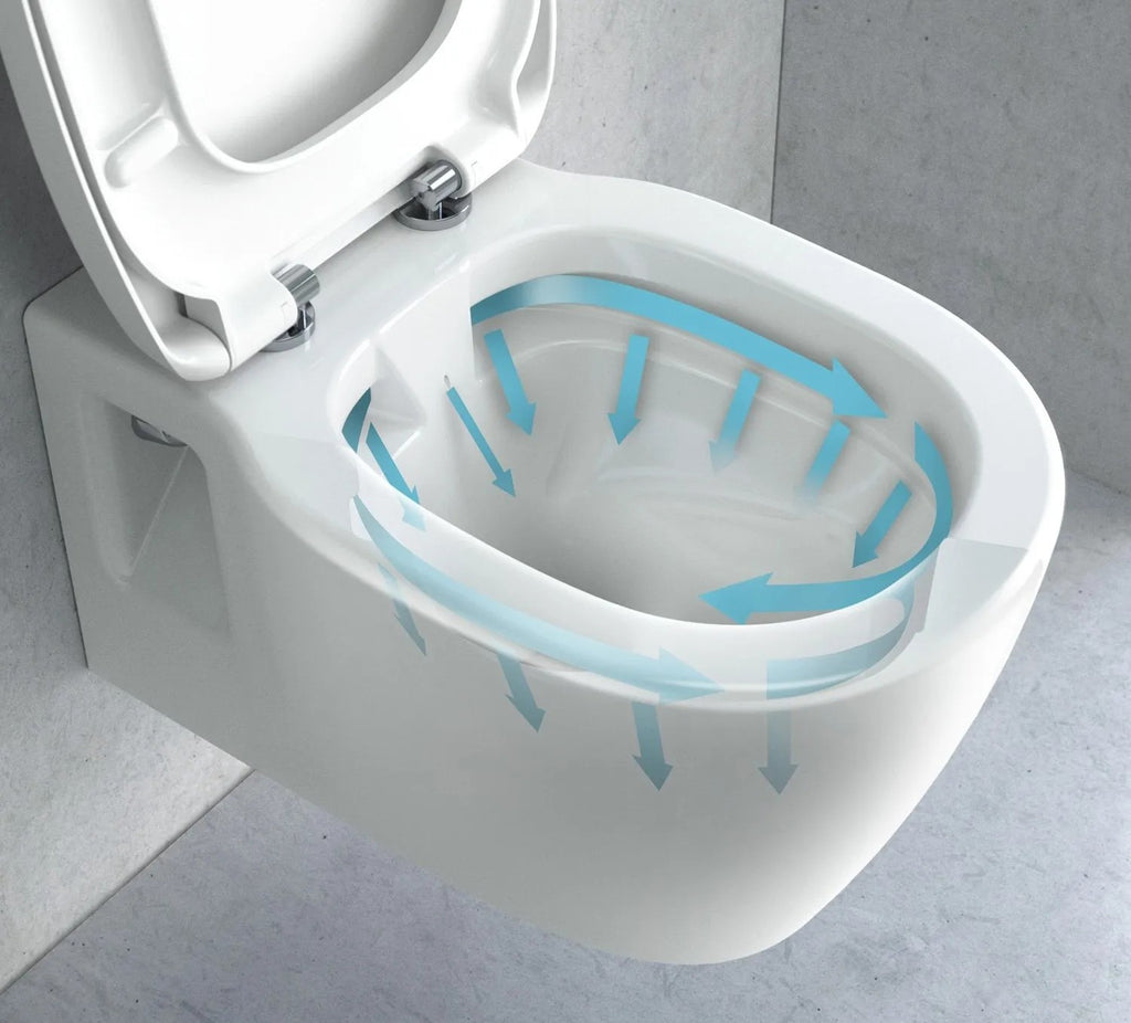 Závesné WC Rea Carter 24cm Rimless  7