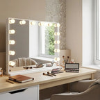 Zrkadlo LED HOLLYWOOD White 80x60  7