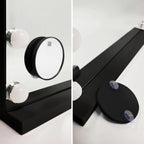 Zrkadlo LED HOLLYWOOD Black  7