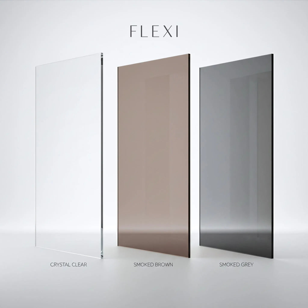 Sprchová zástena Rea Flexi Grey / Gold 90  7