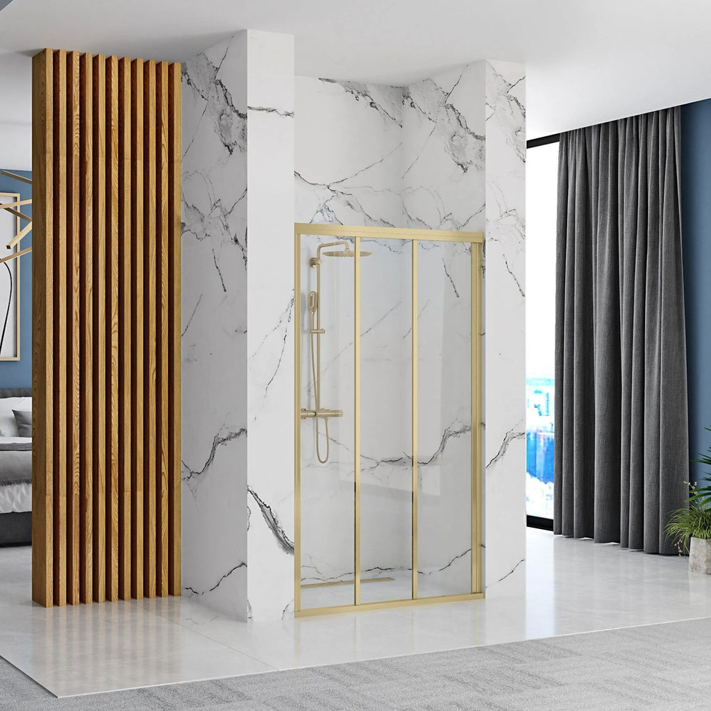 Sprchové dvere Rea Alex 120 Gold Brush  7