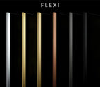 Sprchová zástena Rea Flexi Grey / Brush Gold 120  7