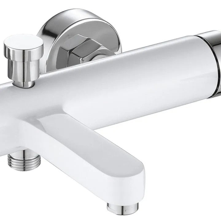 REA Polo vaňová batéria biela chróm  7