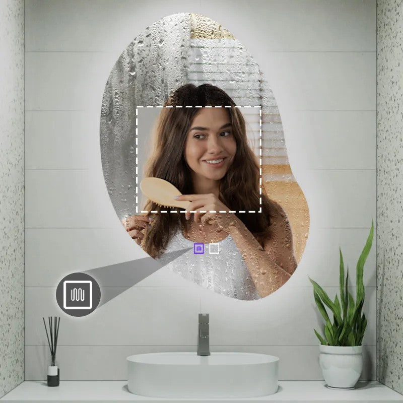 Zrkadlo LED 80x60cm CLOUD C  7